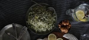 سبزی پلو با ماهی