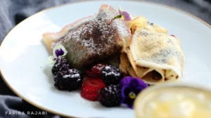 کرپ نوتلا با میوه