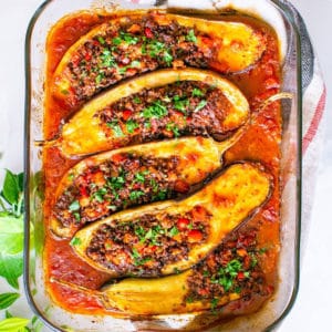 بادمجان شکم پر ترکی