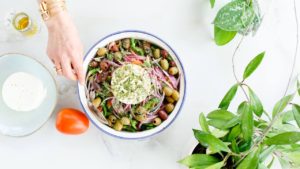 طرز تهیه سالاد یونانی