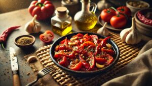 سالاد گرم اسپانیایی (Asadillo Manchego)