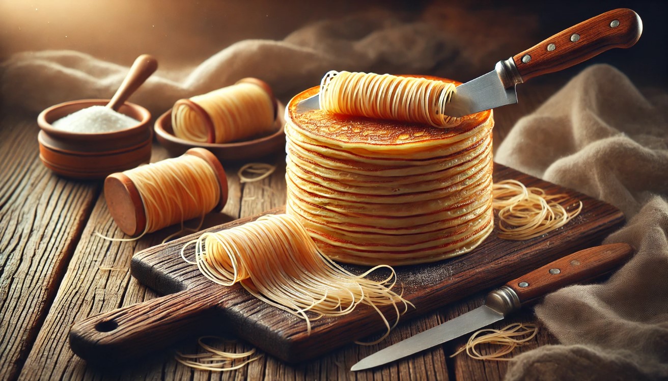 برش دادن پنکیک‌ها؛ تبدیل شدن به رشته‌های فلادل!