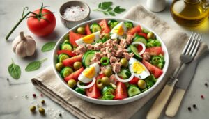 سالاد پروتئینی اسپانیایی (Pipirrana)