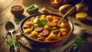 سوپ سیب زمینی اسپانیایی
