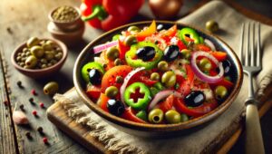 سالاد گوجه اسپانیایی؛ (Trempó)