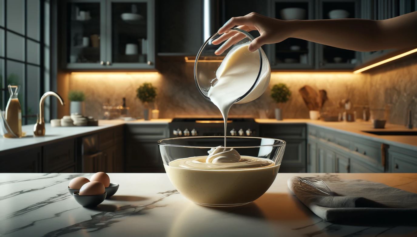 خامه، آرد و وانیل