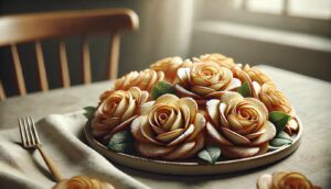 شیرینی گل پف دار اسپانیایی (Flores de Hojaldre)