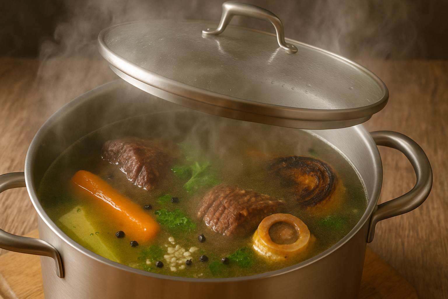 سوپ گوشت گاو اتریشی (Rindsuppe)