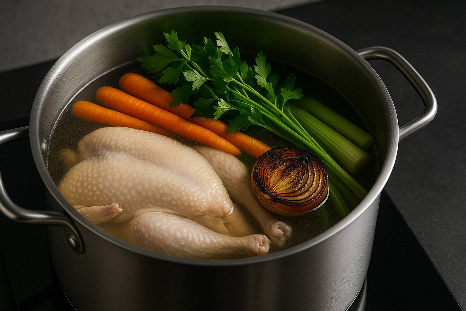 سوپ مرغ اتریشی (Alt-Wiener Suppenhuhn)