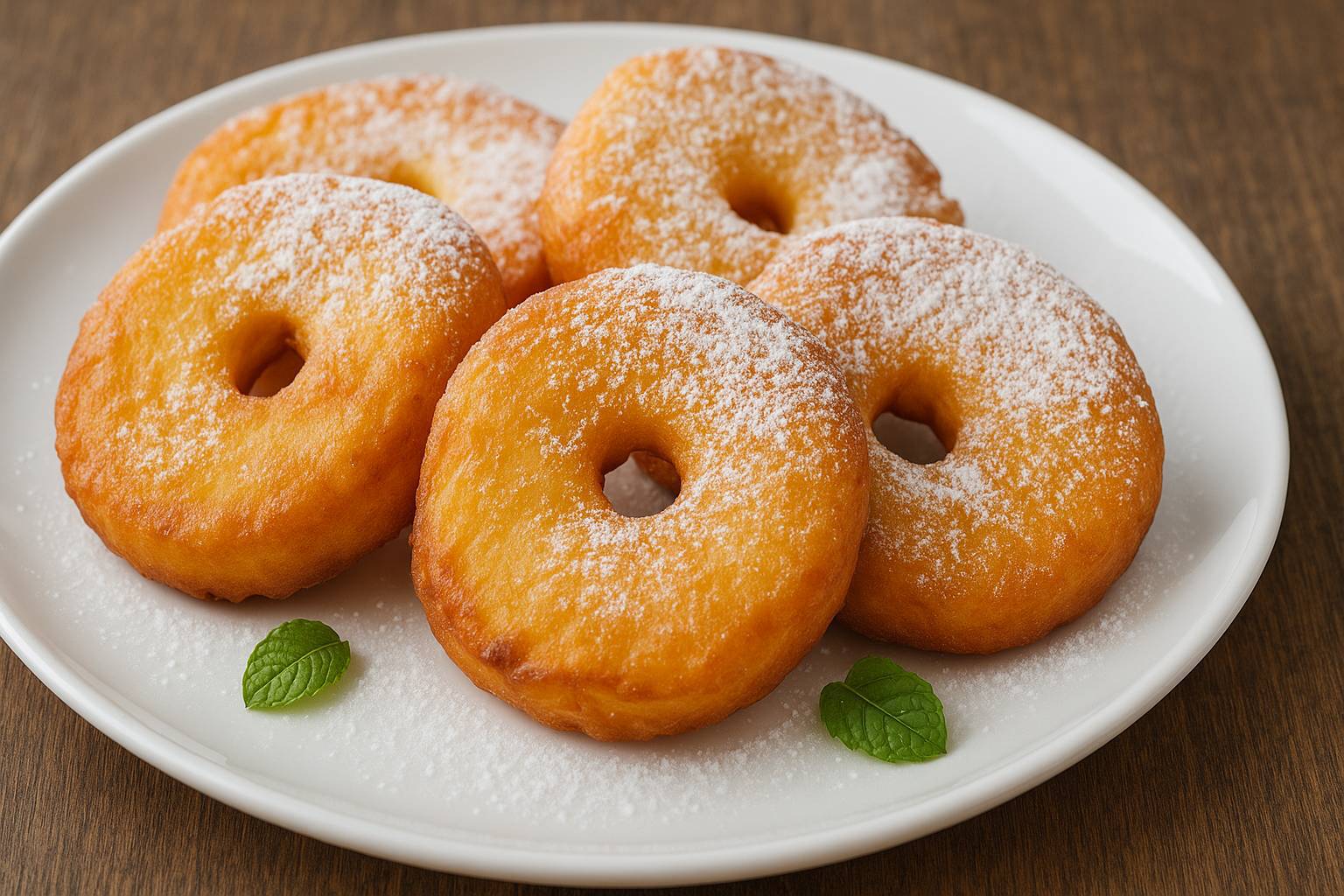 حلقه‌های سیب سرخ شده دسر اتریشی (Apfelradln)