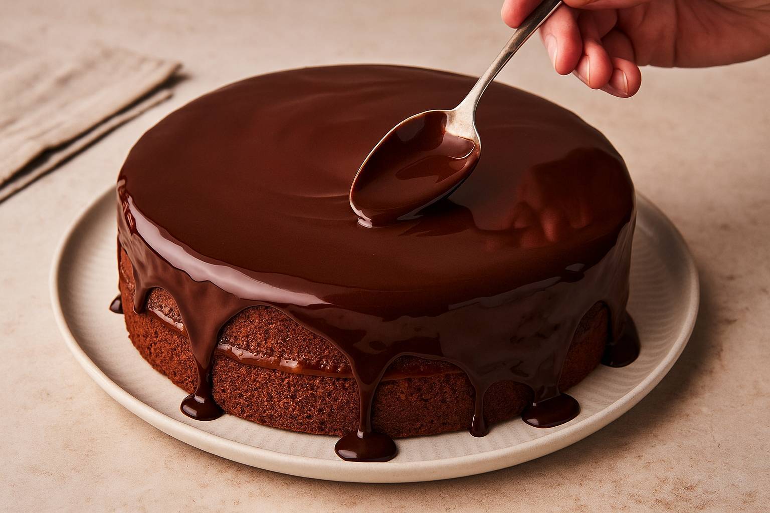 کیک شکلاتی اتریشی تورت ساخر (Sachertorte)