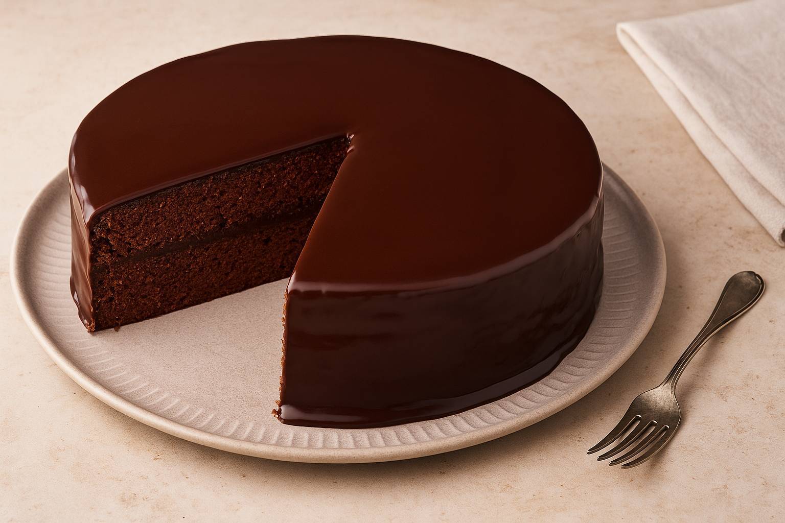 کیک شکلاتی اتریشی تورت ساخر (Sachertorte)
