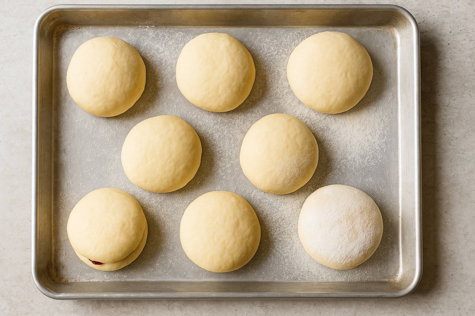 پیراشکی مربایی اتریشی کراپفن (Krapfen)