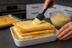 دسر لطیف اتریشی کِریم‌شنته (Cremeschnitte)