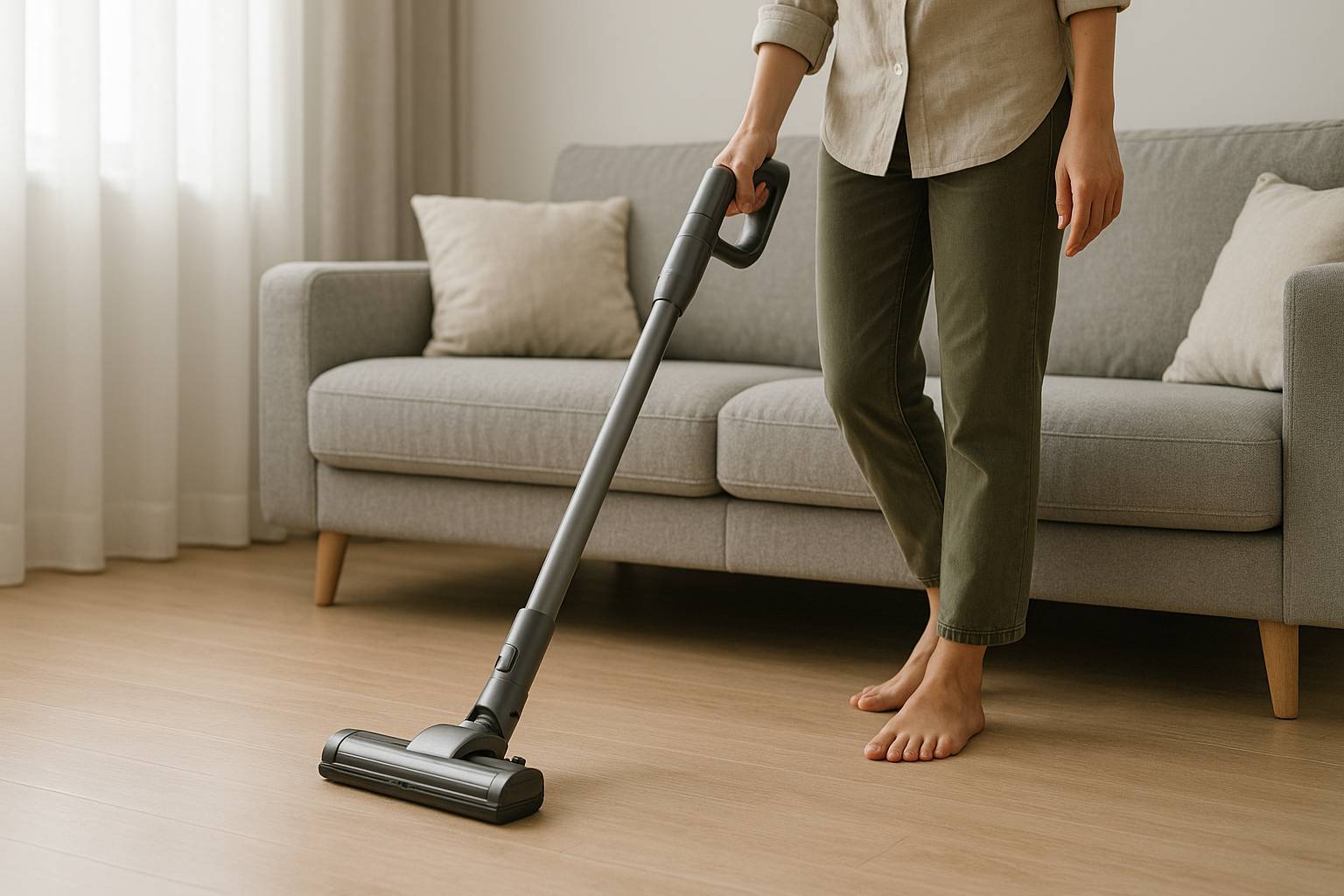 تمیزکاری قبل از مهمانی، با ریتمی آهسته و آگاهانه