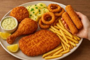 انواع غذاهای سوخاری ترد در خانه