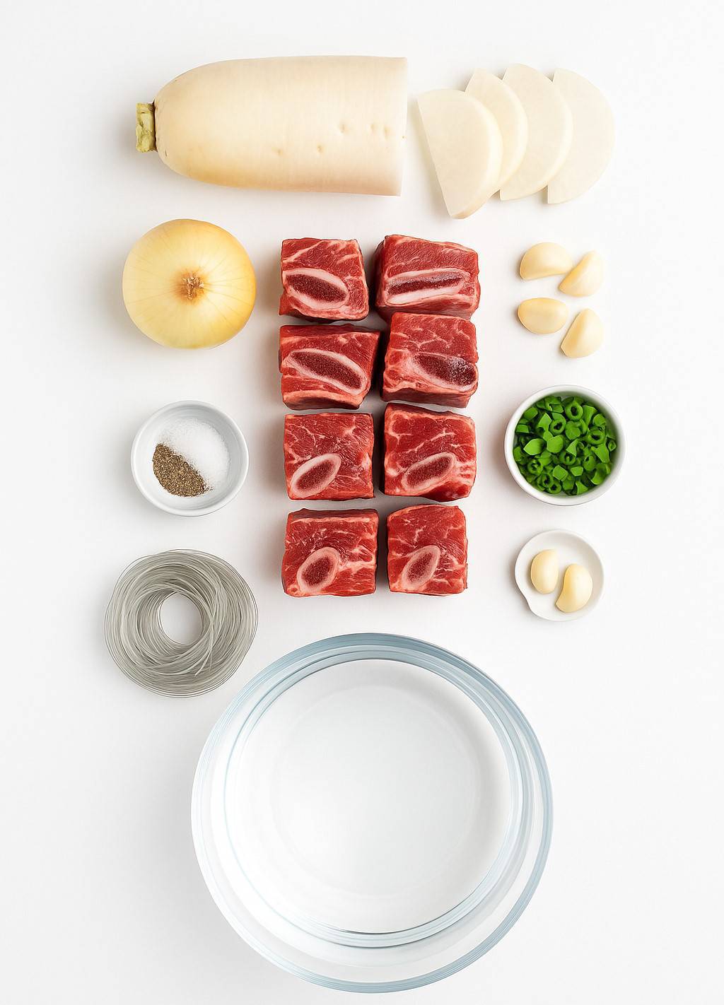 طرز تهیه سوپ دنده گاو کشور کره‌ (گالبی تانگ)