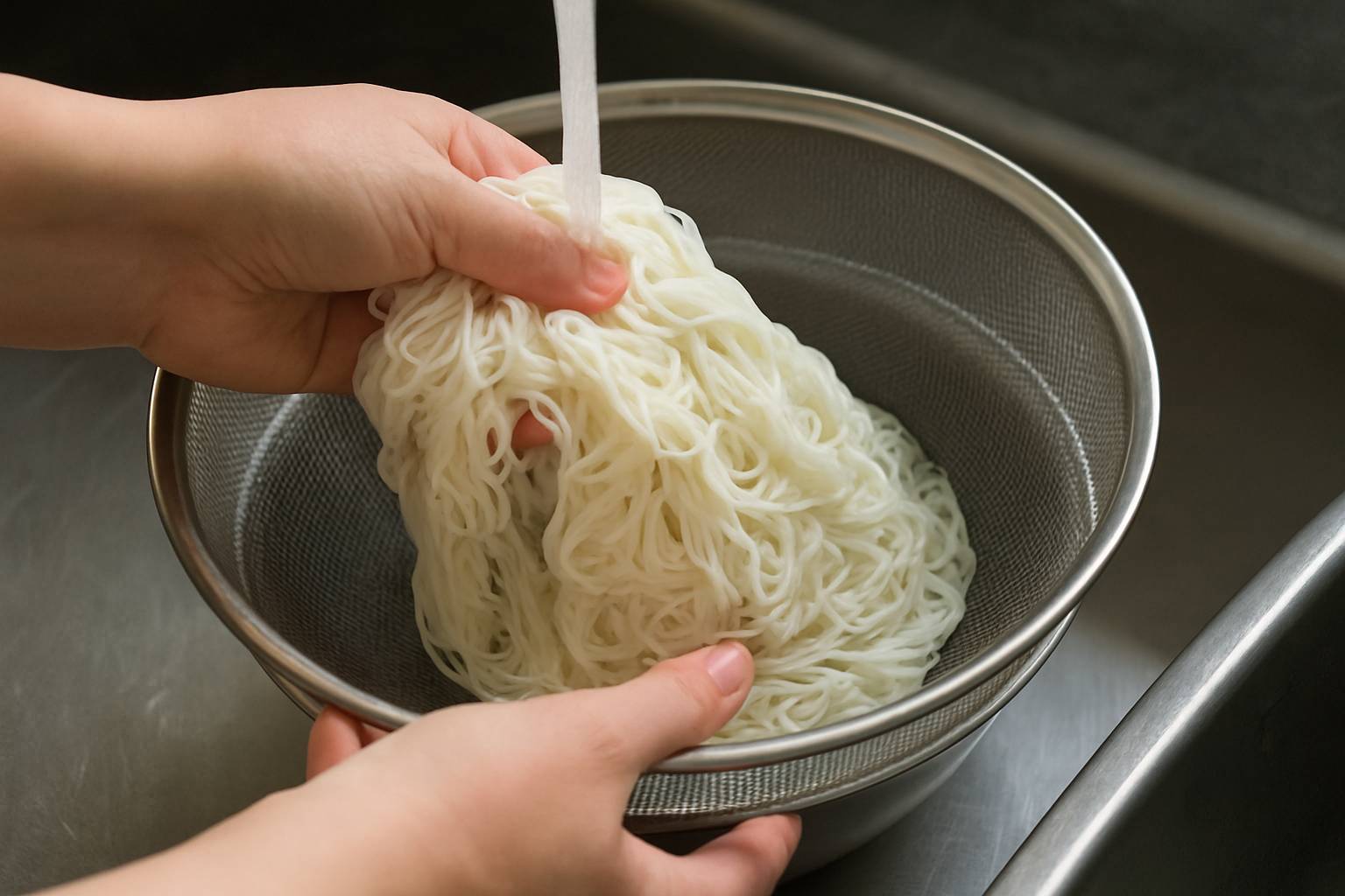 سوپ نودل جشن کره‌ای (گوکسو)