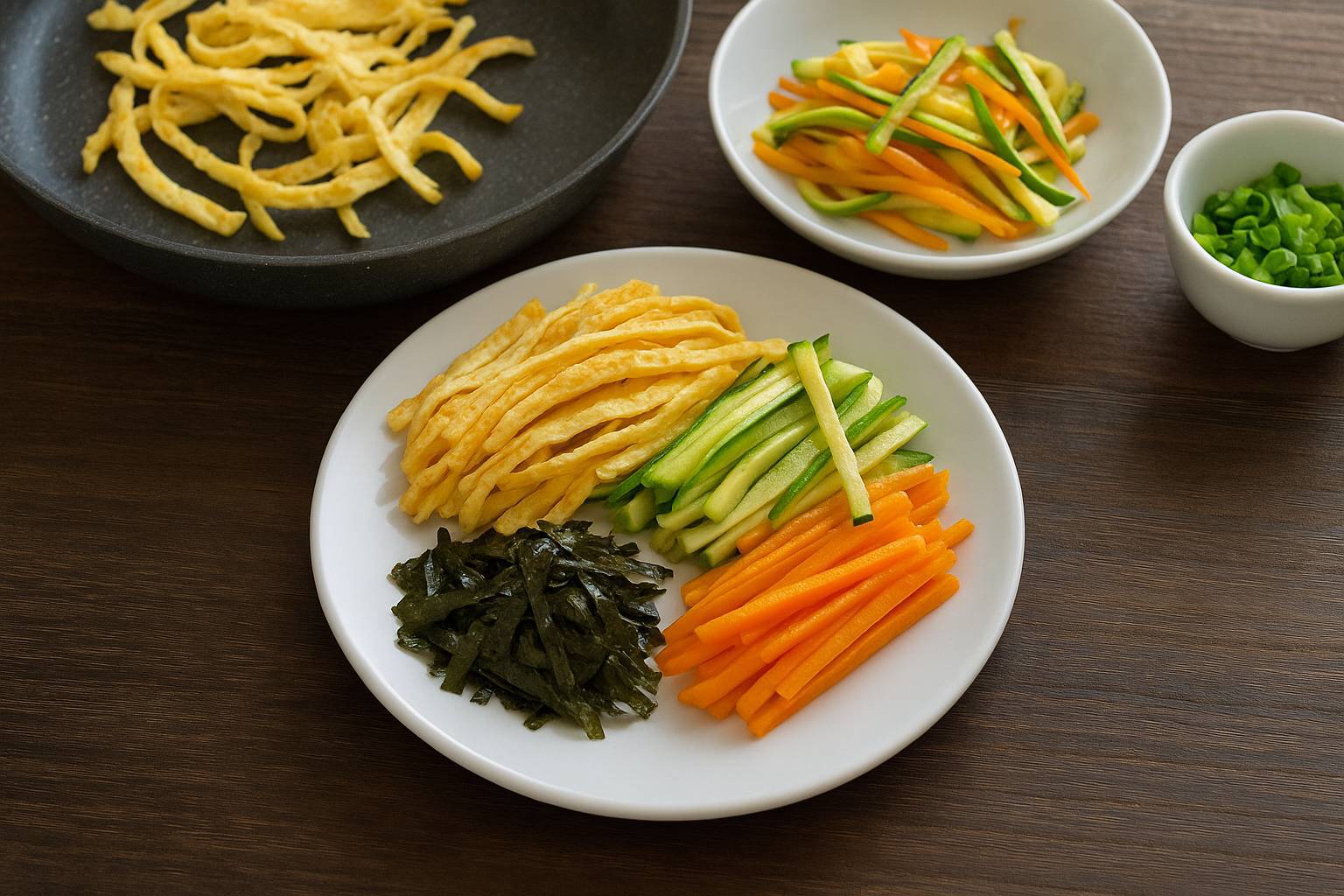 سوپ نودل جشن کره‌ای (گوکسو)